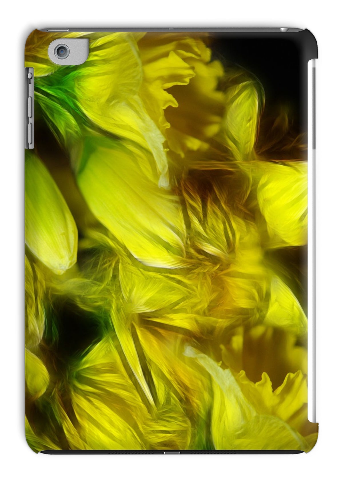 Abstract Yellow Daffodils Tablet Cases