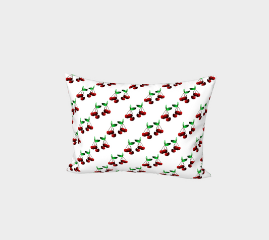 Cherries Pattern Bed Pillow Sham