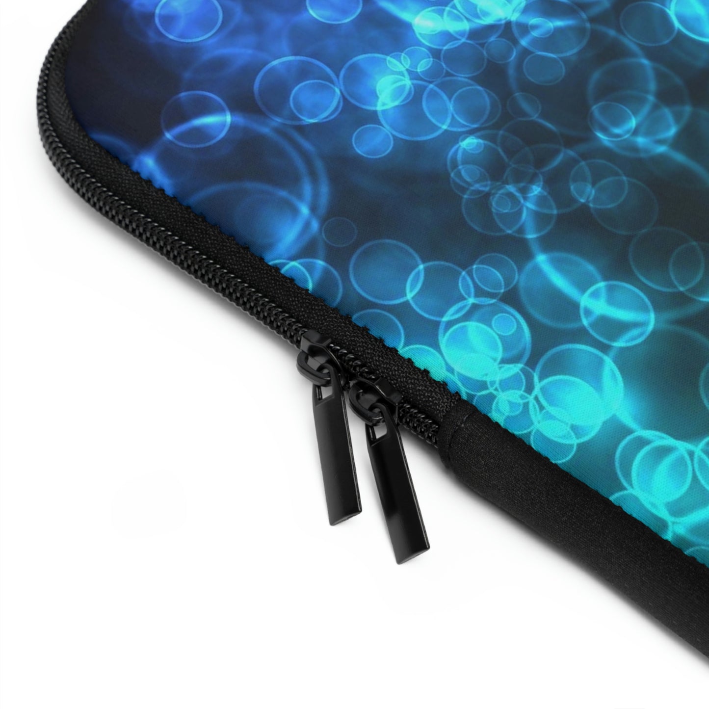 Blue Ocean Bokeh Laptop Sleeve