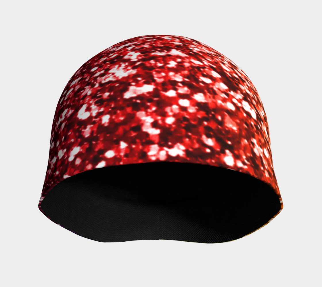 Rainbow Glitter Graphic Hat