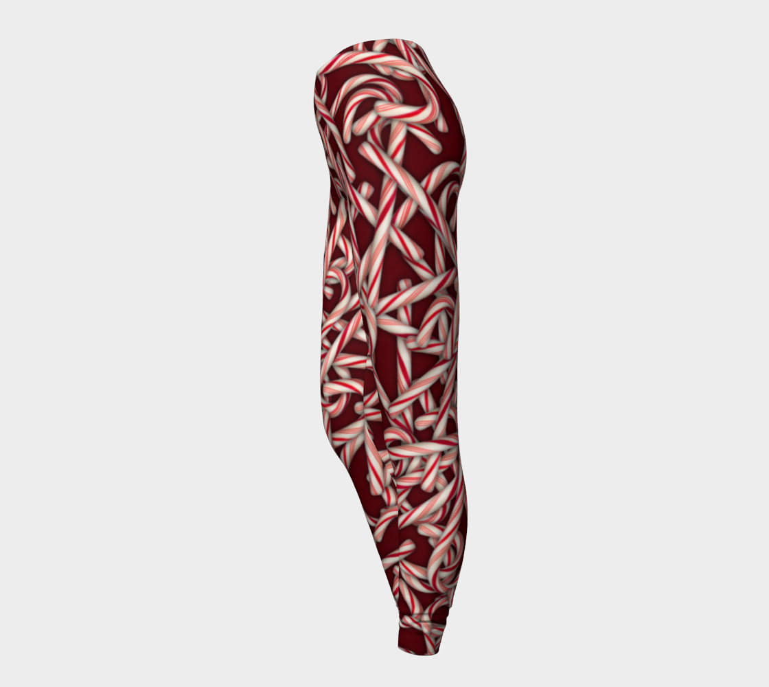 Candy Cane Collage Leggings