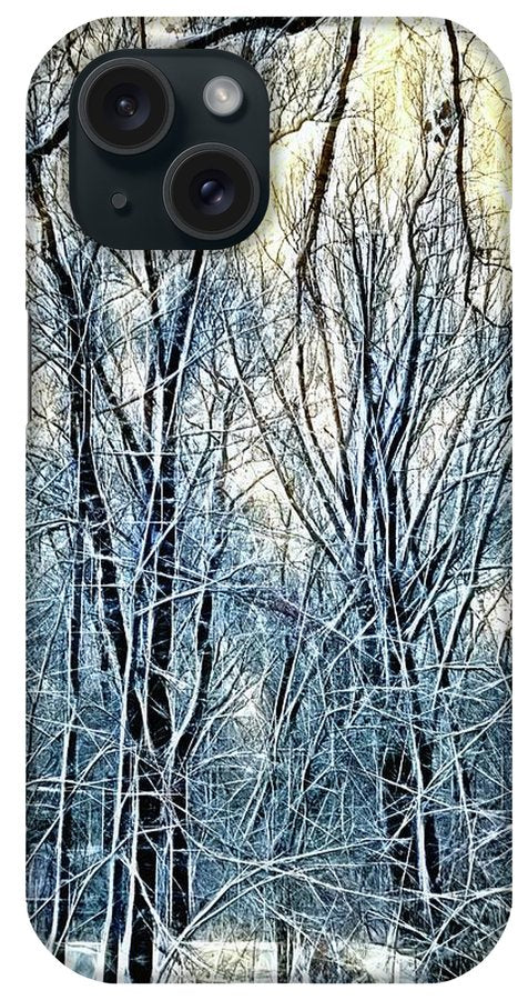 4 Oclock Winter Landscape - Phone Case