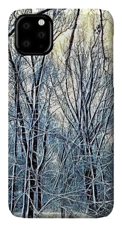 4 Oclock Winter Landscape - Phone Case