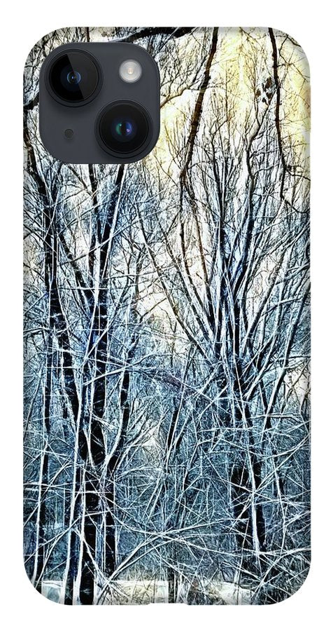 4 Oclock Winter Landscape - Phone Case