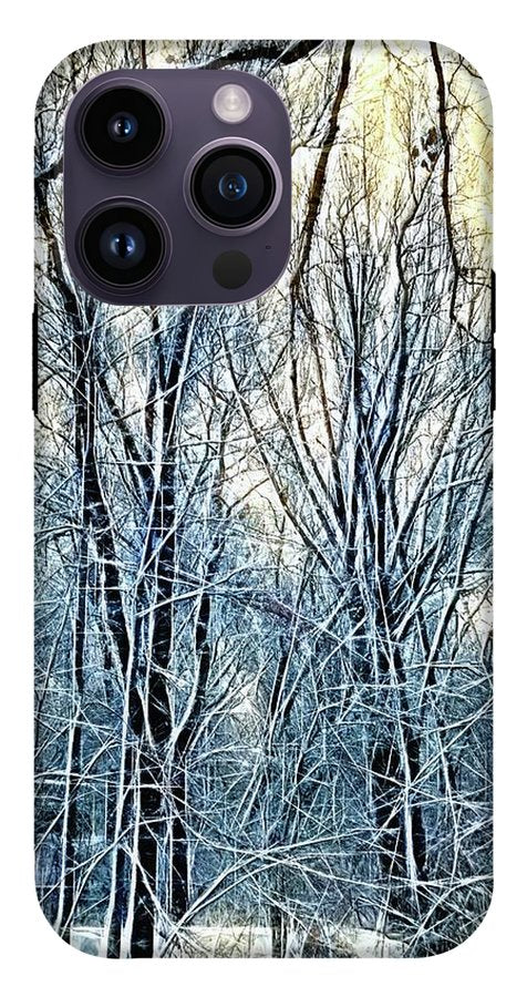 4 Oclock Winter Landscape - Phone Case