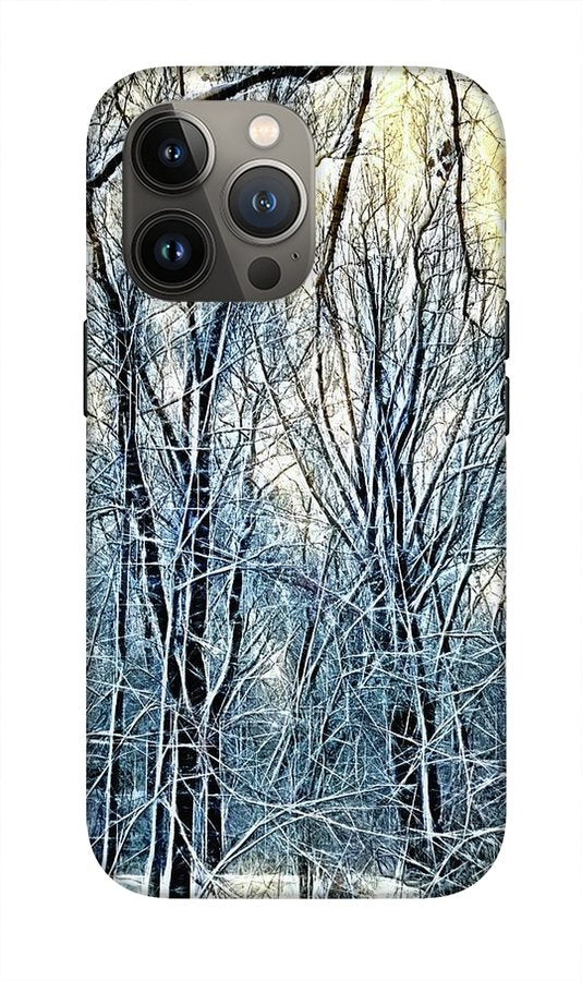 4 Oclock Winter Landscape - Phone Case