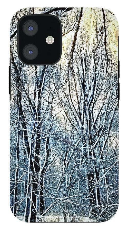 4 Oclock Winter Landscape - Phone Case