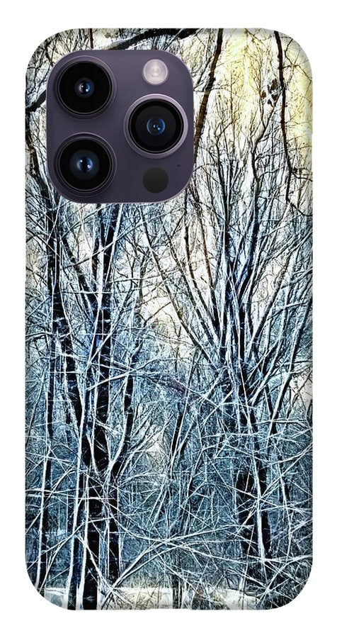 4 Oclock Winter Landscape - Phone Case
