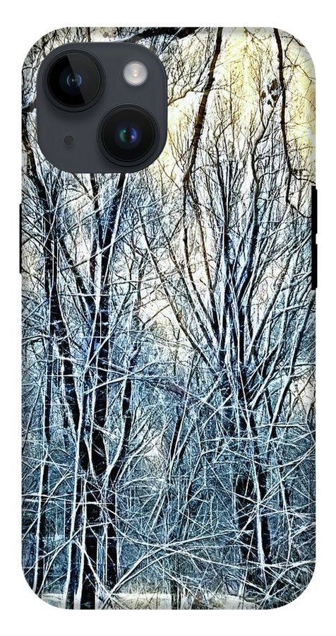 4 Oclock Winter Landscape - Phone Case