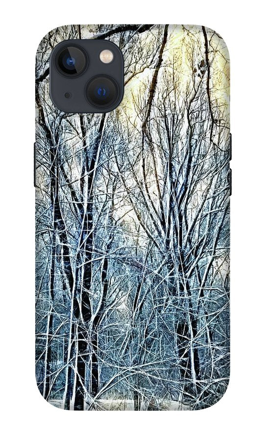 4 Oclock Winter Landscape - Phone Case