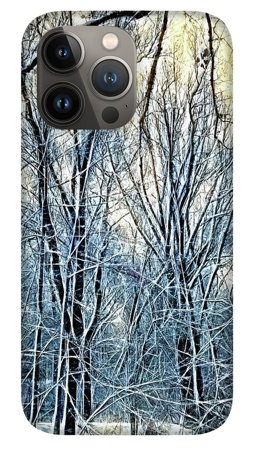 4 Oclock Winter Landscape - Phone Case
