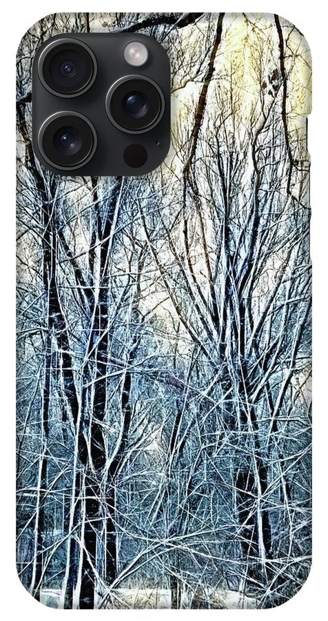 4 Oclock Winter Landscape - Phone Case