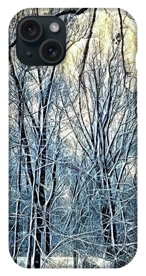 4 Oclock Winter Landscape - Phone Case