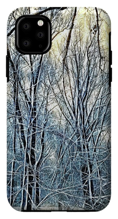 4 Oclock Winter Landscape - Phone Case