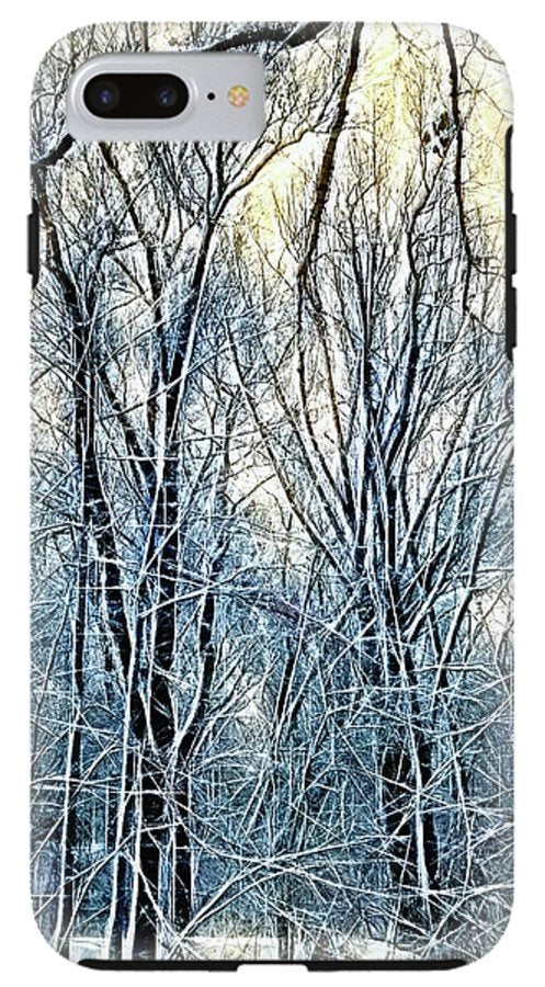 4 Oclock Winter Landscape - Phone Case