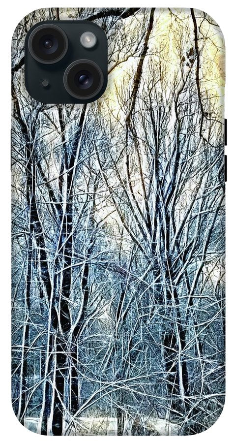 4 Oclock Winter Landscape - Phone Case