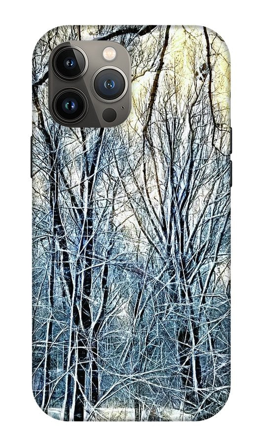 4 Oclock Winter Landscape - Phone Case