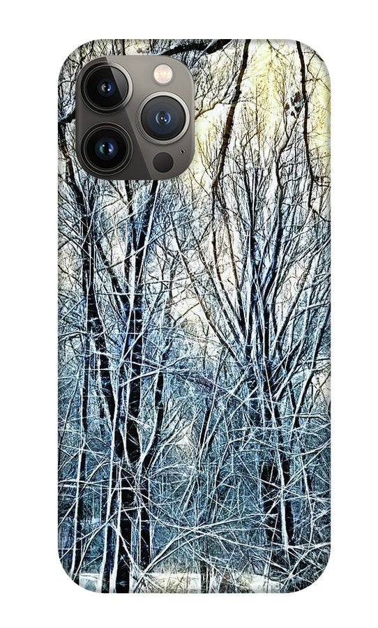 4 Oclock Winter Landscape - Phone Case