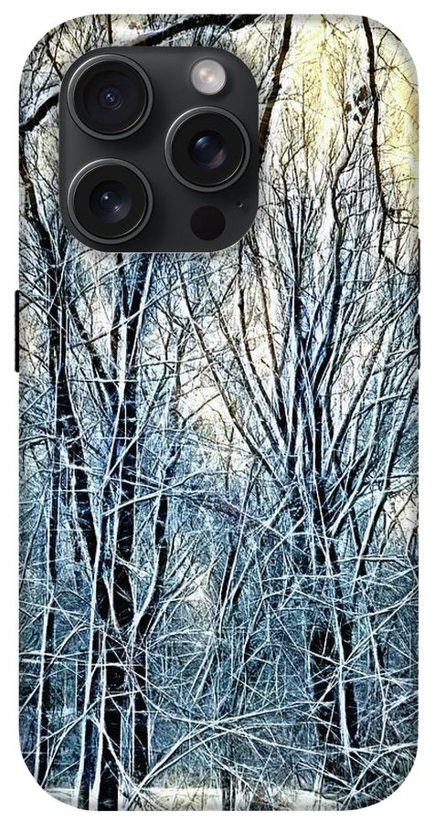 4 Oclock Winter Landscape - Phone Case