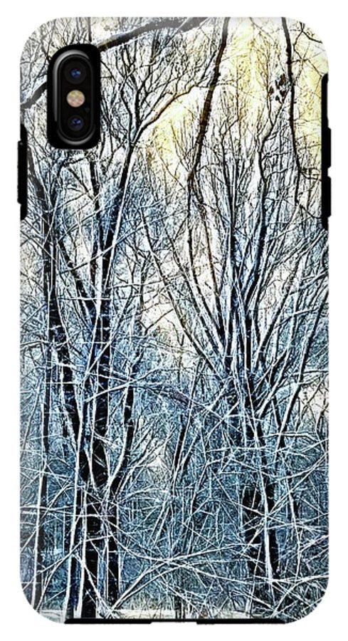 4 Oclock Winter Landscape - Phone Case