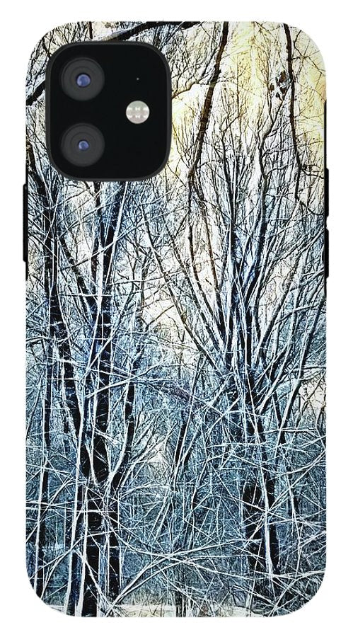 4 Oclock Winter Landscape - Phone Case