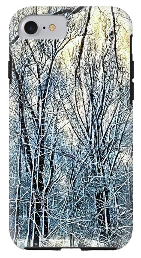 4 Oclock Winter Landscape - Phone Case