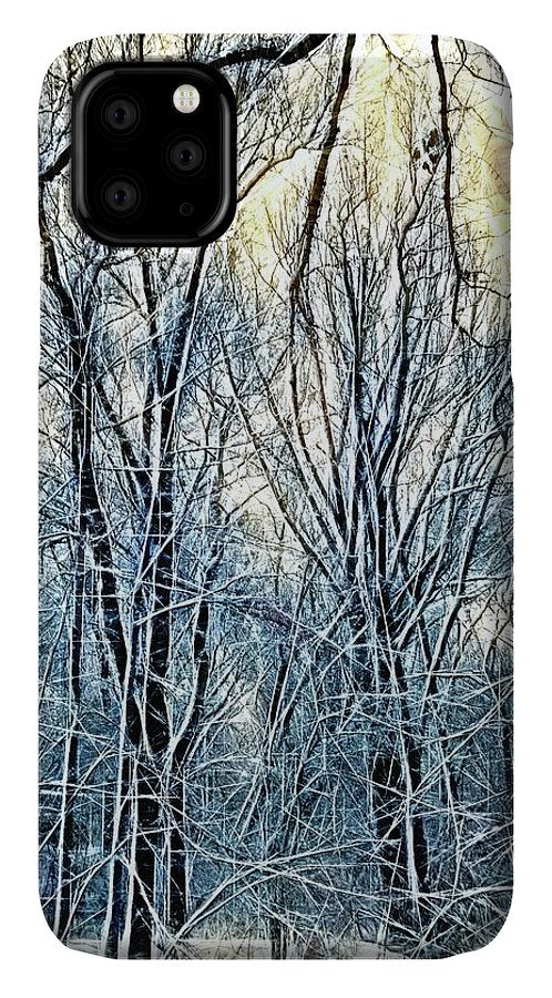 4 Oclock Winter Landscape - Phone Case