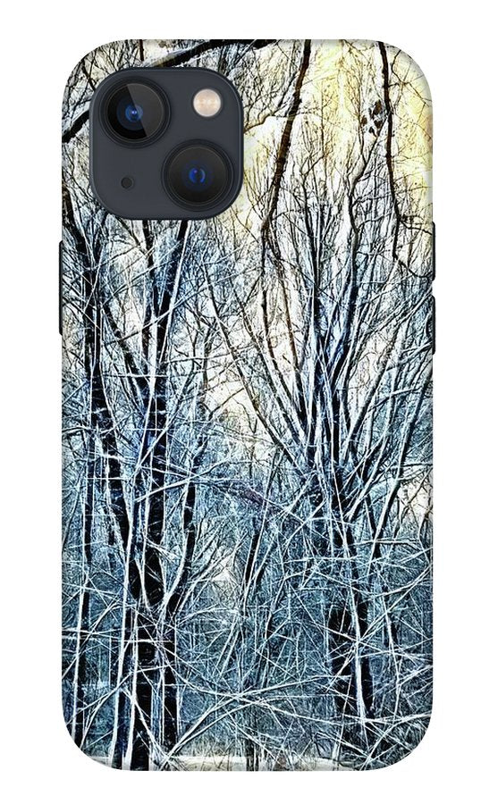 4 Oclock Winter Landscape - Phone Case