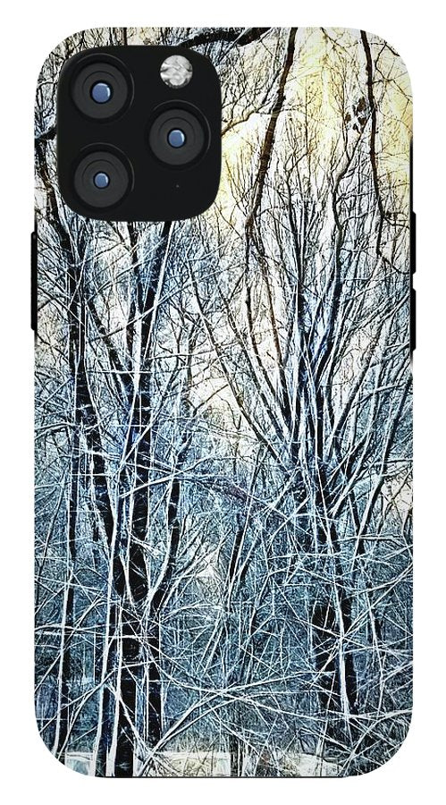 4 Oclock Winter Landscape - Phone Case