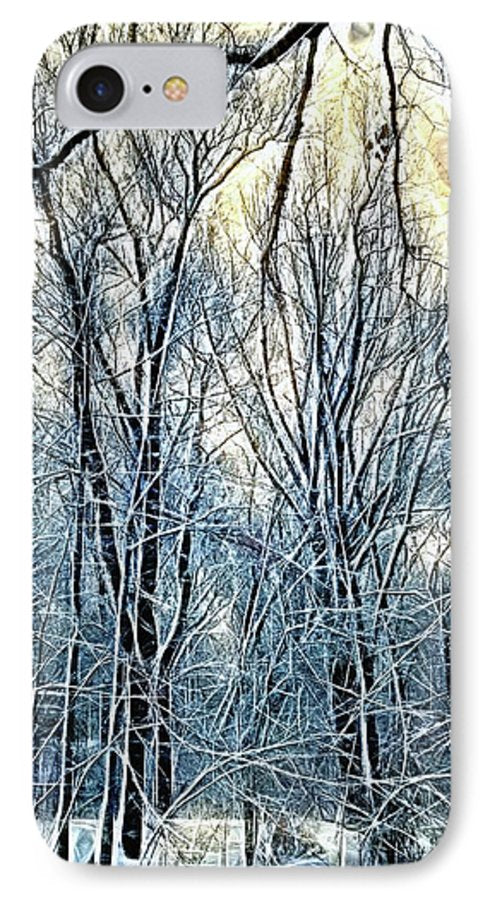 4 Oclock Winter Landscape - Phone Case