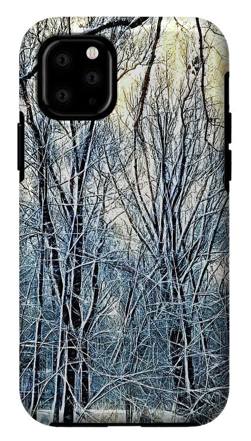 4 Oclock Winter Landscape - Phone Case