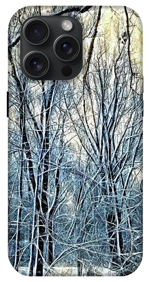 4 Oclock Winter Landscape - Phone Case
