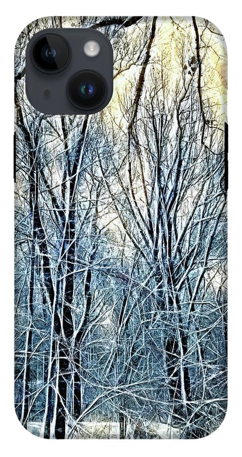 4 Oclock Winter Landscape - Phone Case