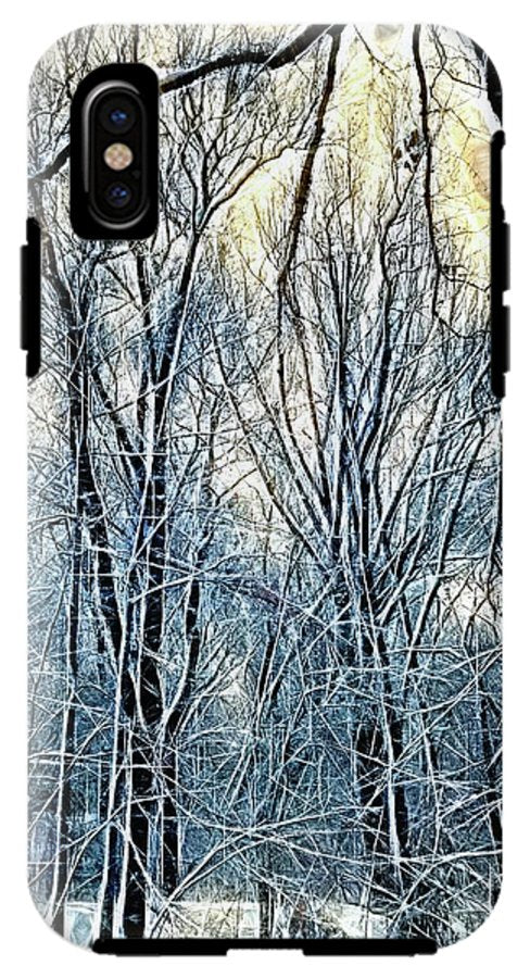 4 Oclock Winter Landscape - Phone Case