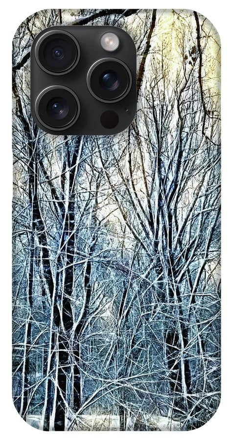 4 Oclock Winter Landscape - Phone Case