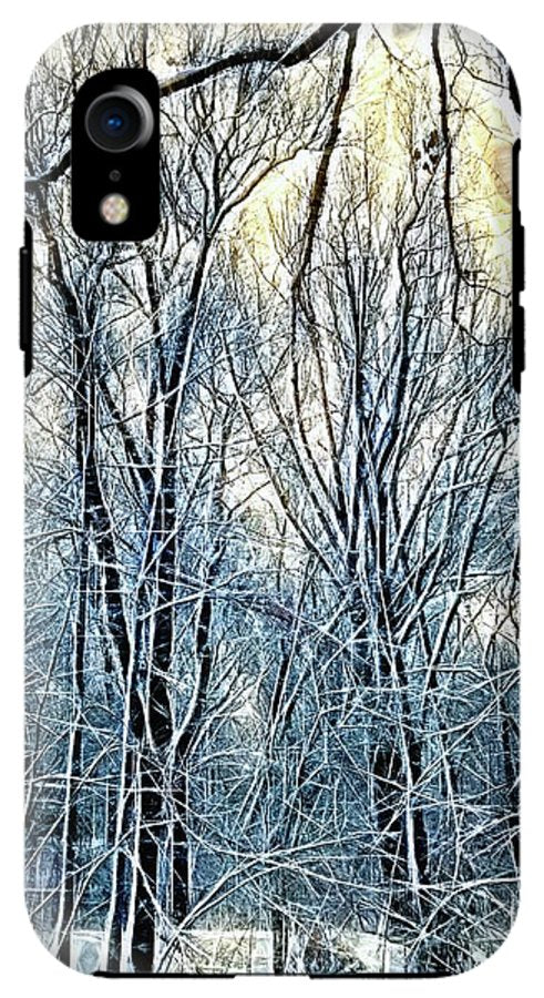 4 Oclock Winter Landscape - Phone Case