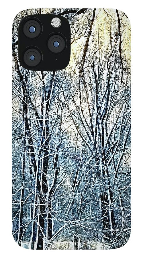 4 Oclock Winter Landscape - Phone Case