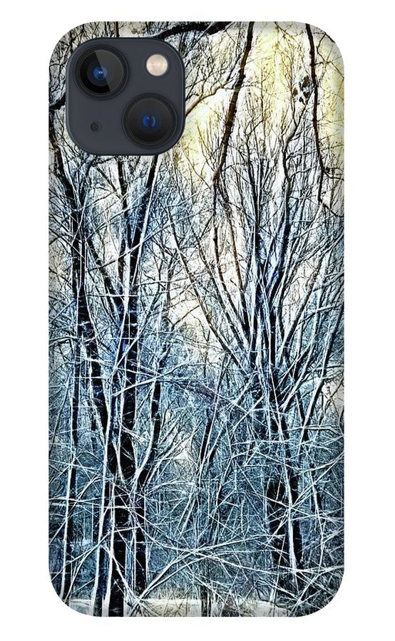 4 Oclock Winter Landscape - Phone Case