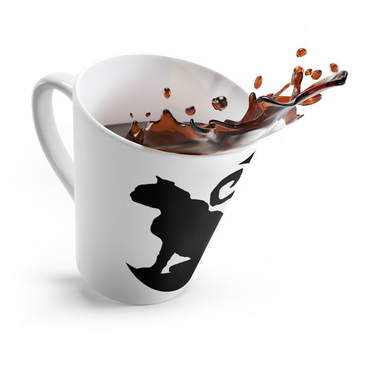 Cat On The Moon Latte Mug