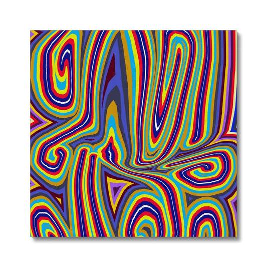 Curly Swirls Canvas