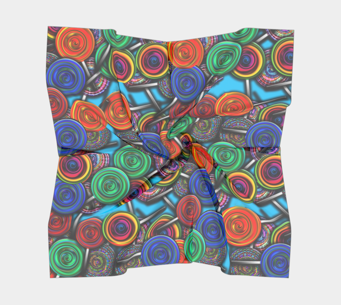 Colorful lollipops Big Square Scarf