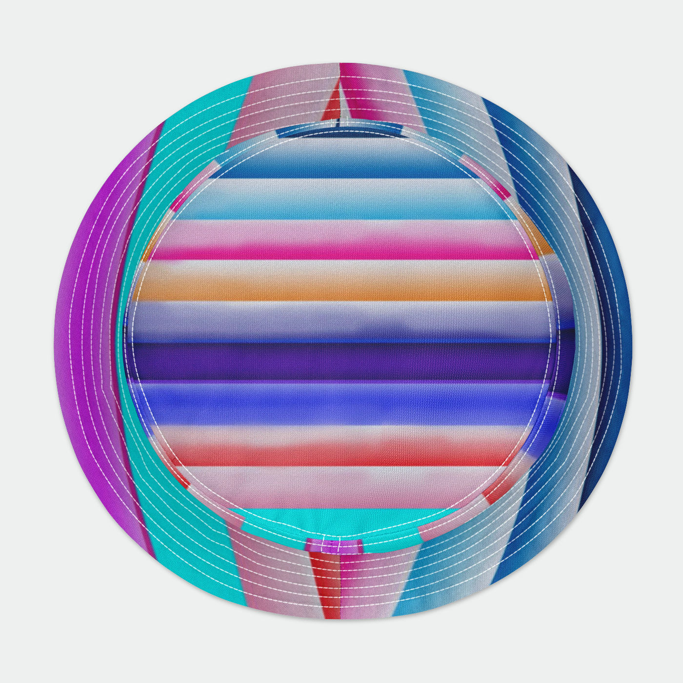 Cotton Candy Stripes Bucket Hat