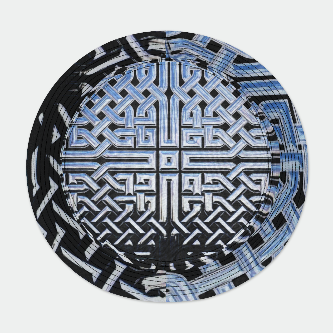 Chrome Celtic Knot Bucket Hat