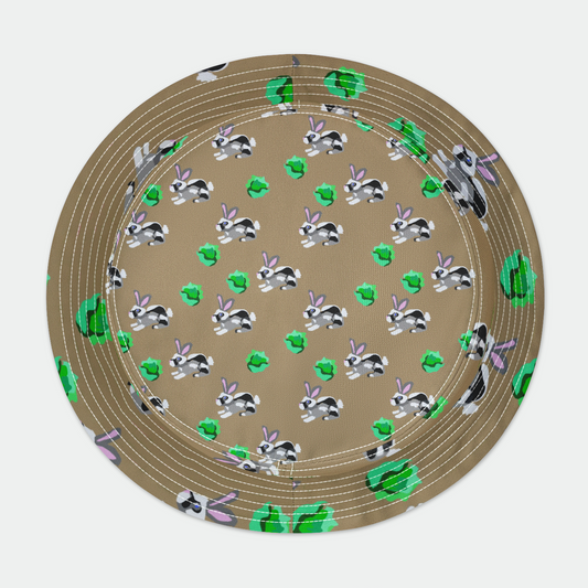 Bunnies Pattern Bucket Hat