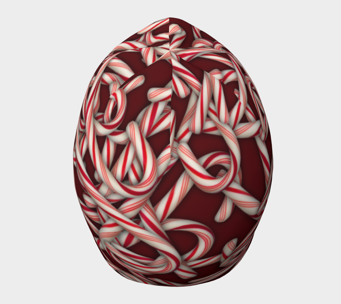 Candy Cane Collage Hat