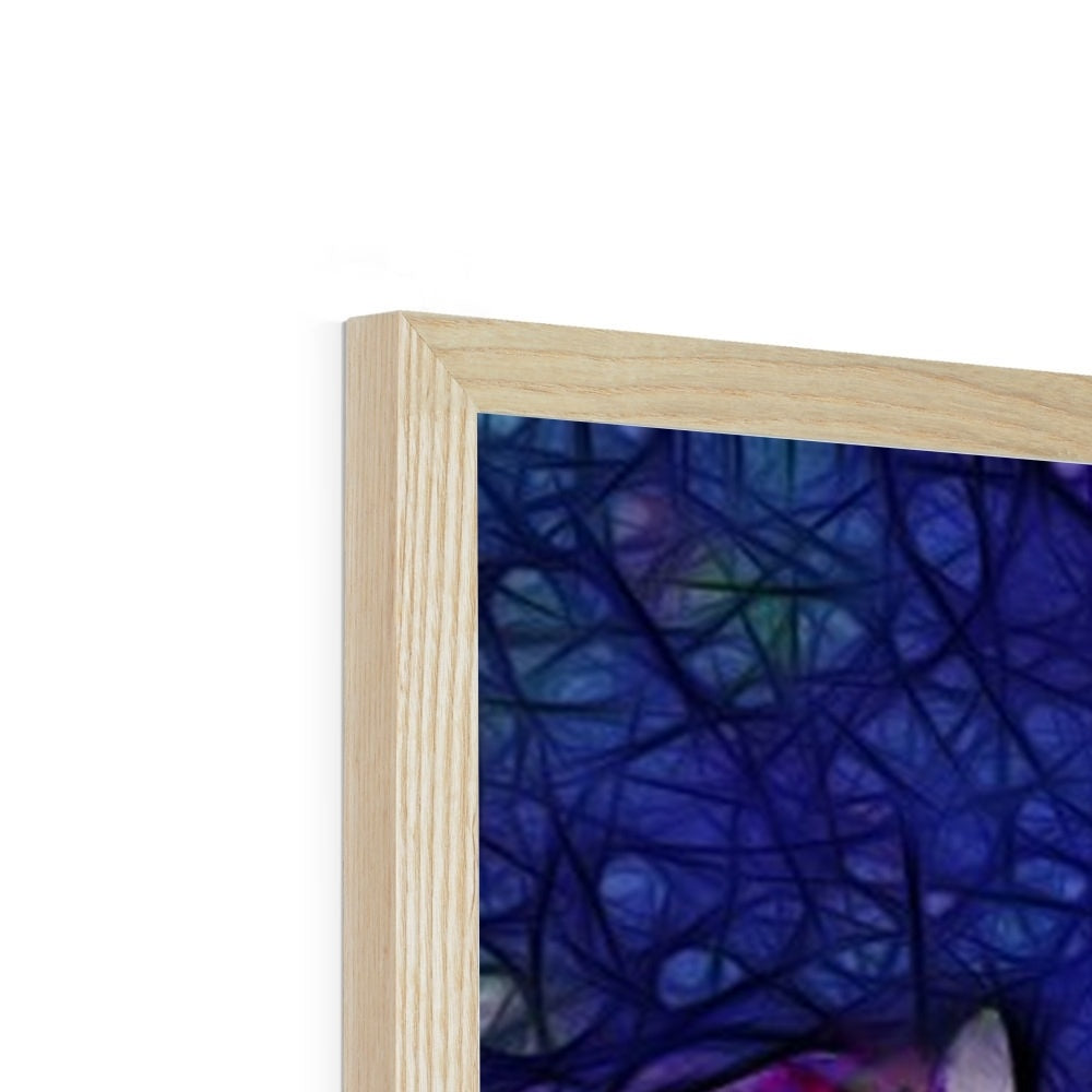 Abstract Pink Carnations Framed Print