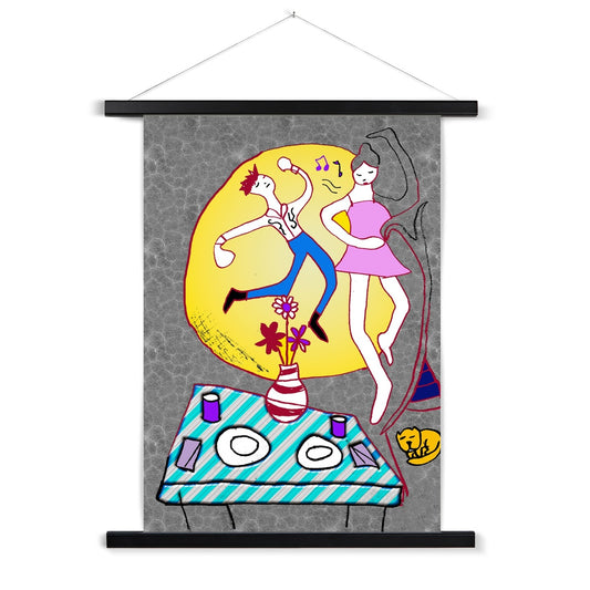 Dancin In The Moonlight Fine Art Print with Hanger