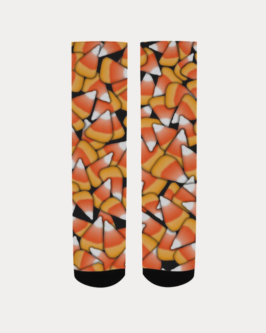 Candy Corn Pattern Men's Socks