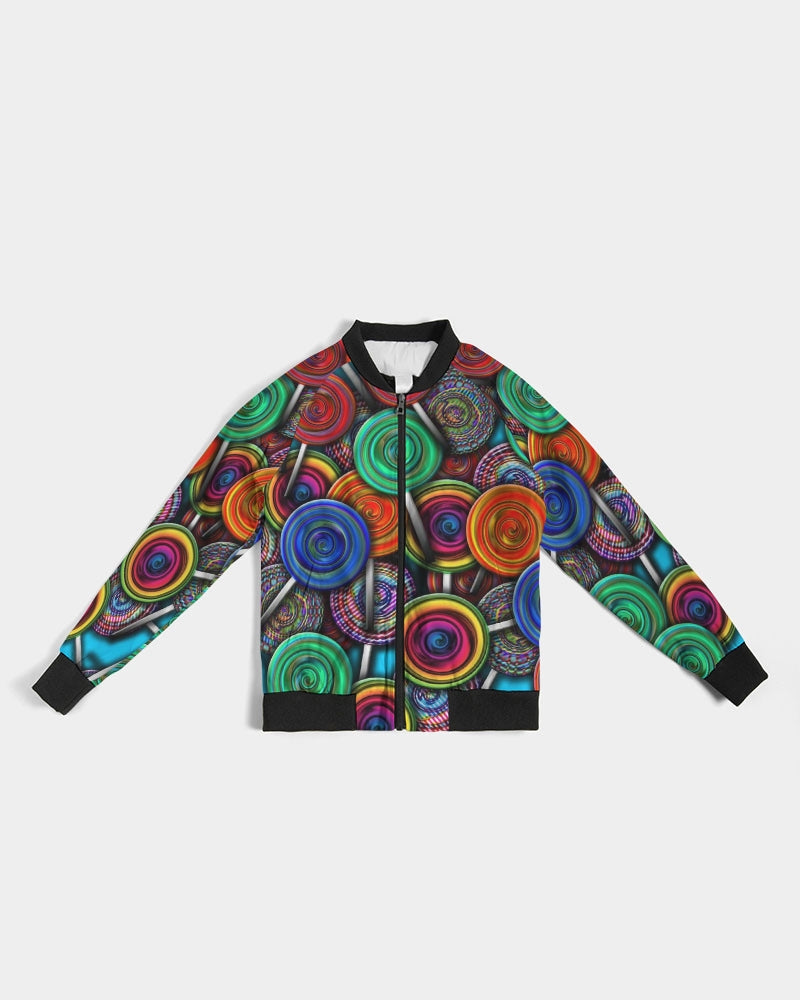 Colorful Lollipops Women's Bomber Jacket