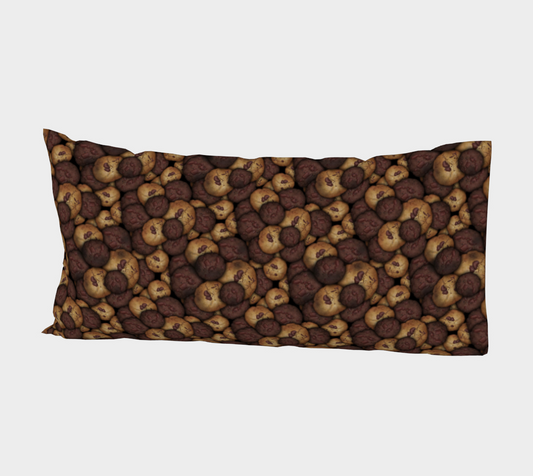 Chocolate Chip Cookies Pattern Bed Pillow Sleeve